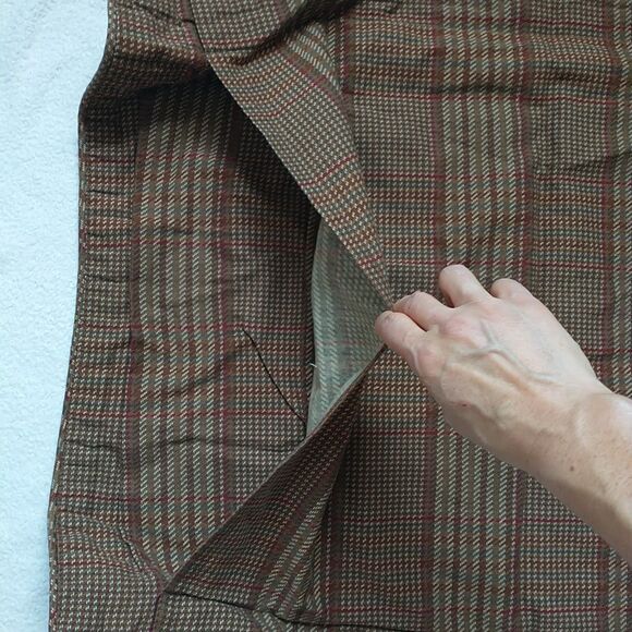 Ralph Lauren Chaps Pillow Sham Summerton Red Floral Plaid Standard Size Cotton - Picture 5 of 9